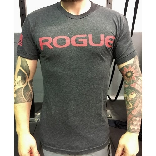 Camiseta Rogue Crossfit Cinza Média Masculina Original - R ...