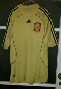 camiseta adidas dorada