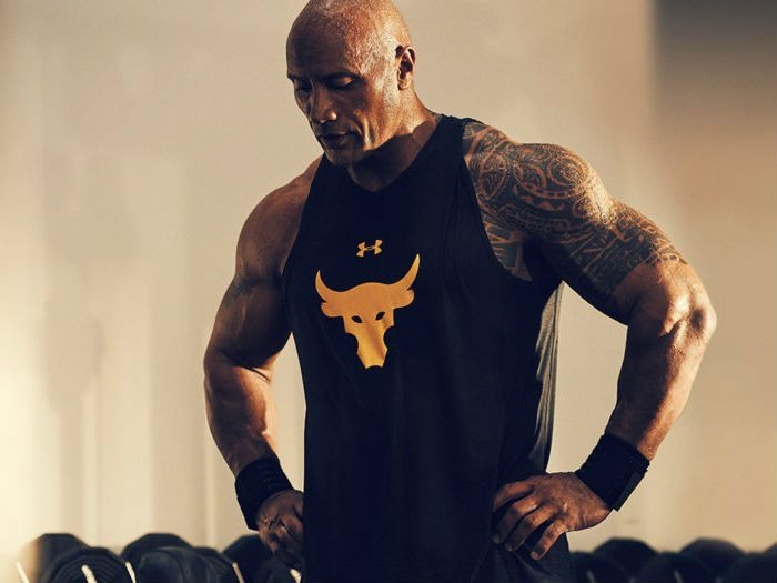 camisa under armour the rock