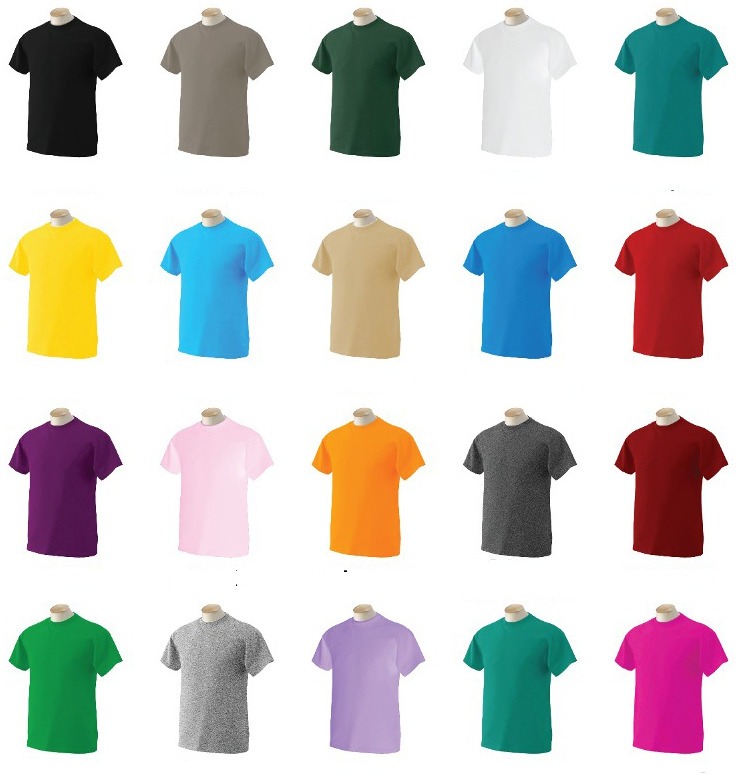 Camisetas De Todos Los Colores