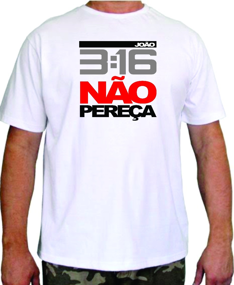 camisetas com frases cristãs