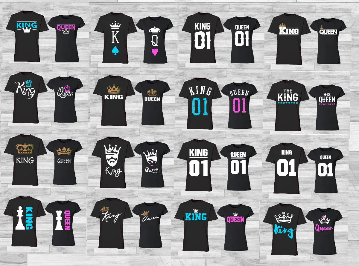 camisetas personalizadas queen y king