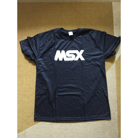 Camisetas Pretas Com O Logo Msx