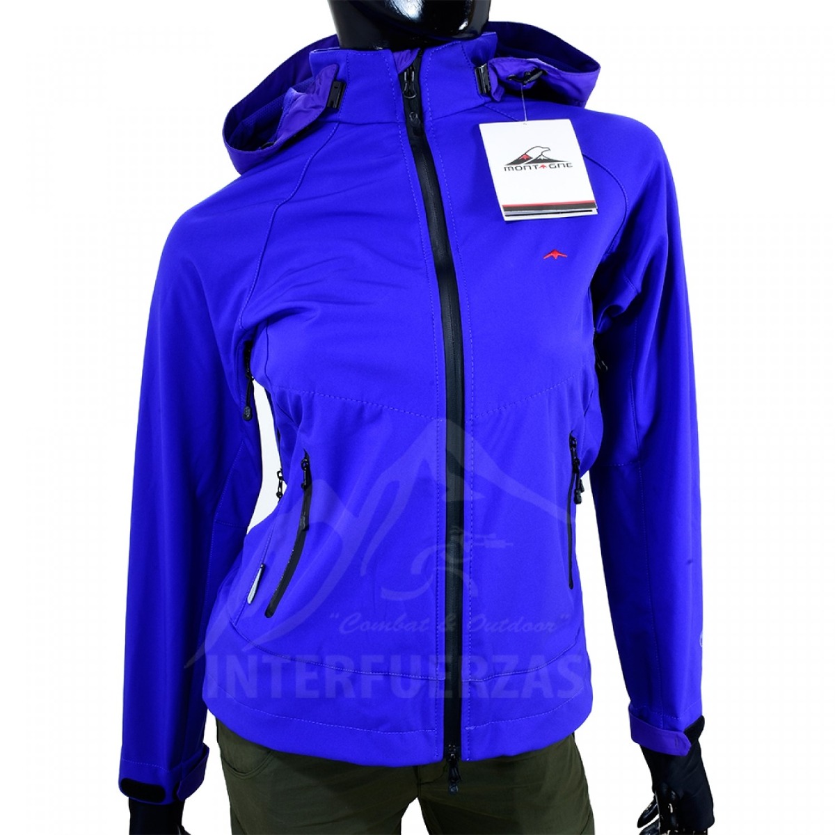 Campera Dama Mujer Soft Shell Neoprene Impermeable Montagne