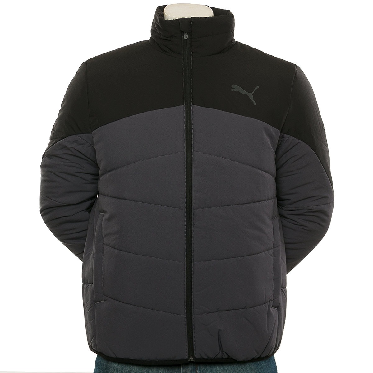 puma ess padded jacket black