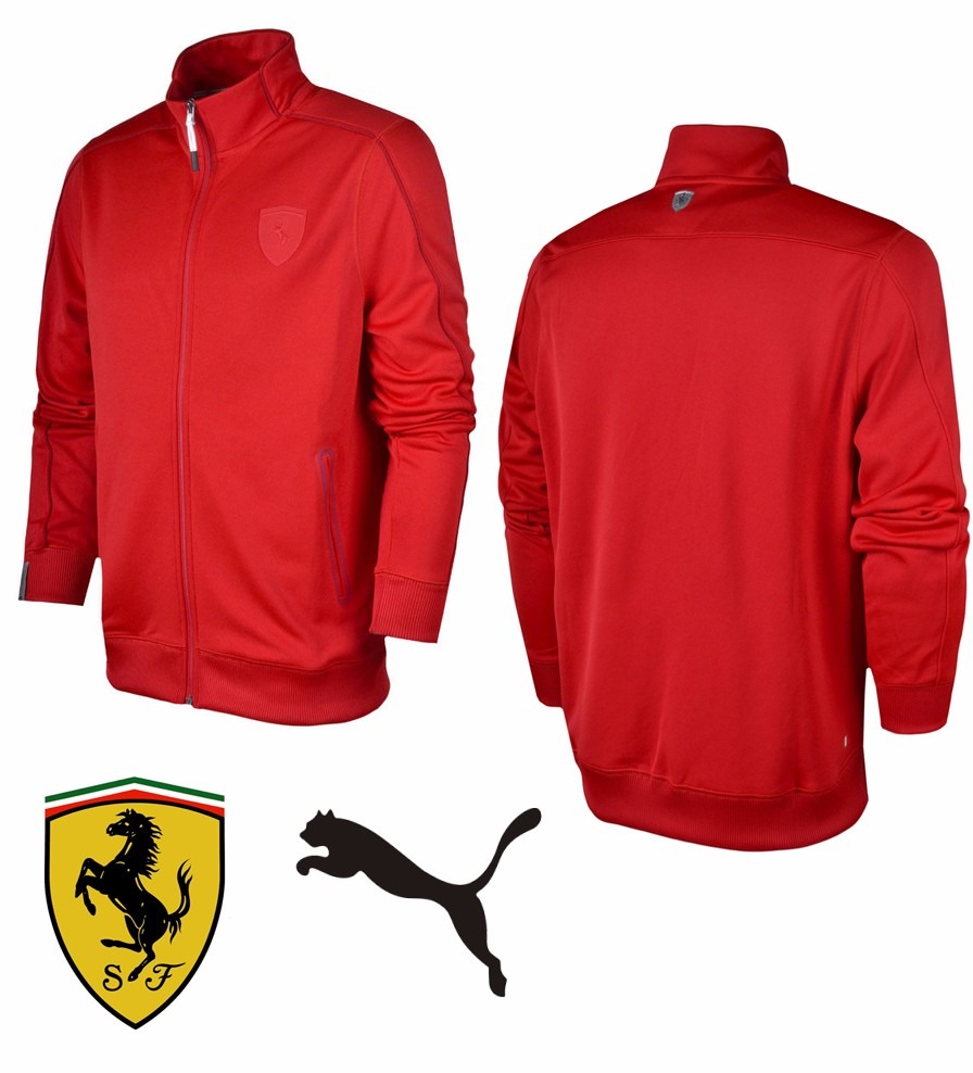 campera ferrari roja