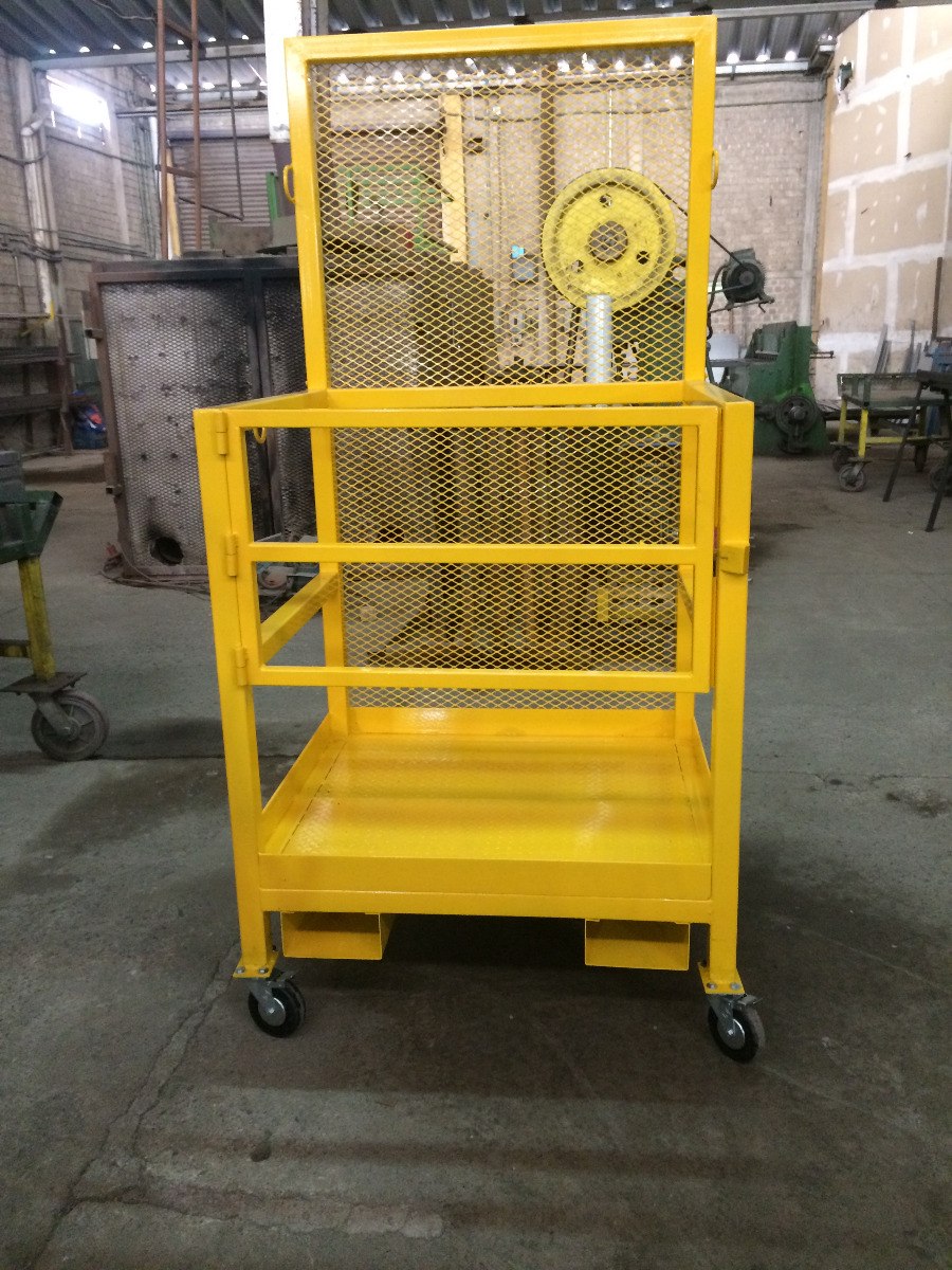 Canastilla De Seguridad Para Montacargas Canastilla Seguridad Montacargas Mantenimiento Racks Anden - $ 8,000.00