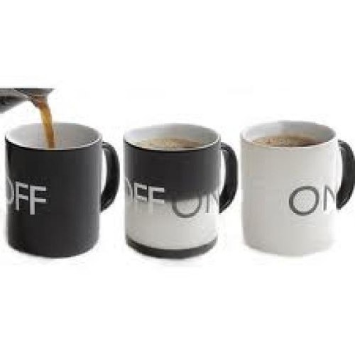 Caneca Que Aparece Foto Quando Esquenta Caneca Magica On / Off - Muda A Cor Quando Esquenta - R$ 55,99 em