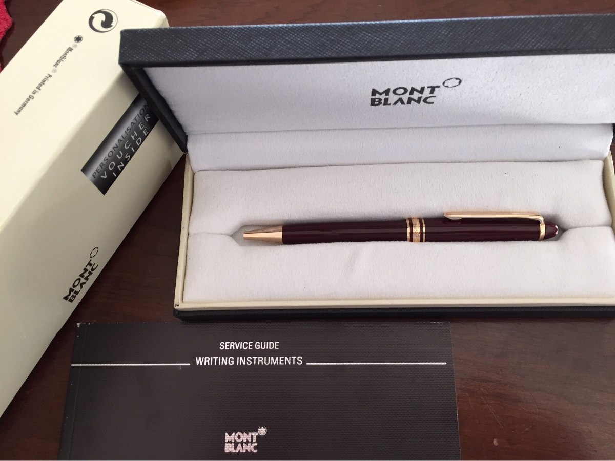 Caneta Mont  Blanc  Meisterstuck Classic Esferogr fic 