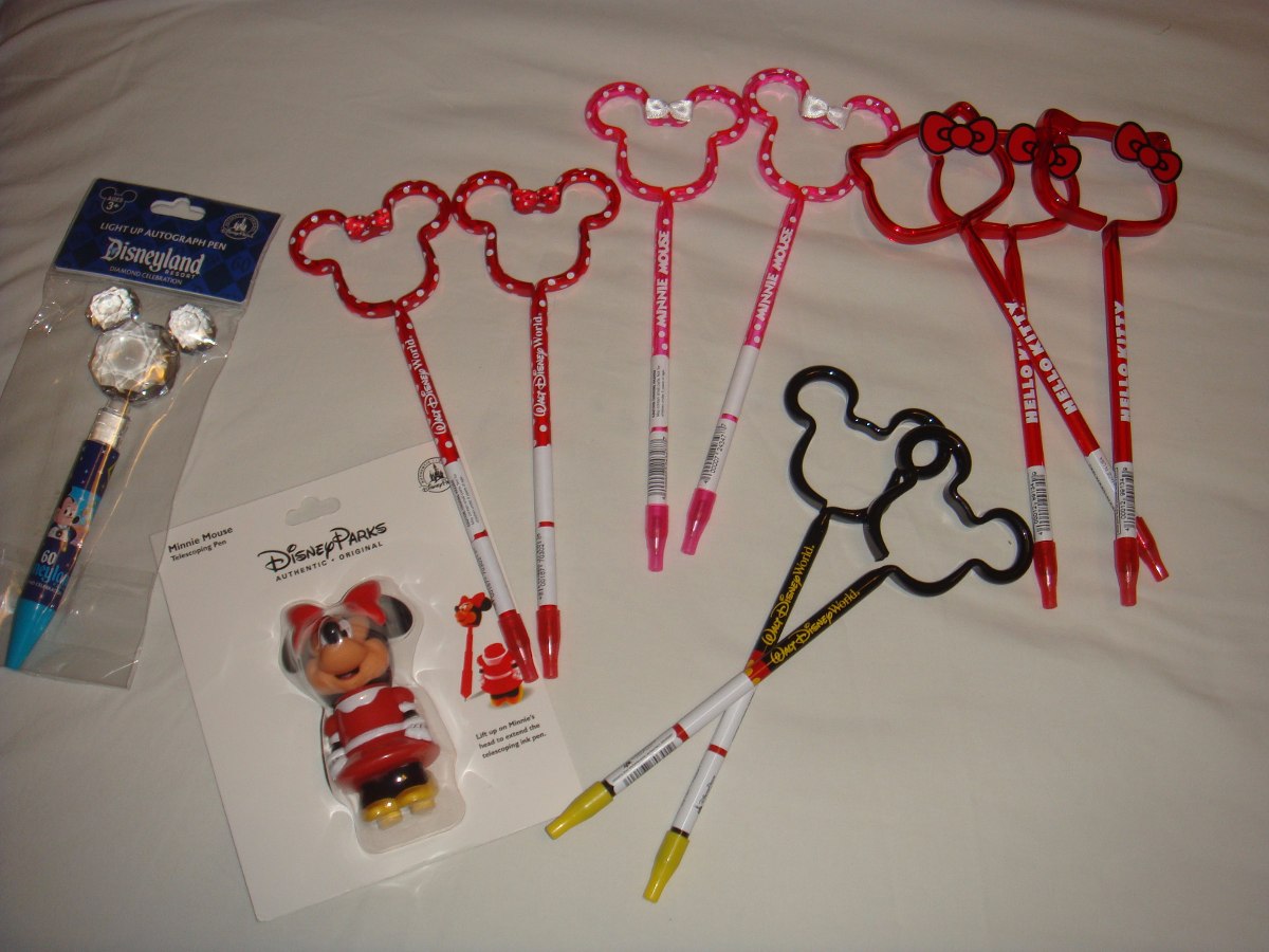 Canetas Disney Mickey Minnie Original Parque Da Disney - R 