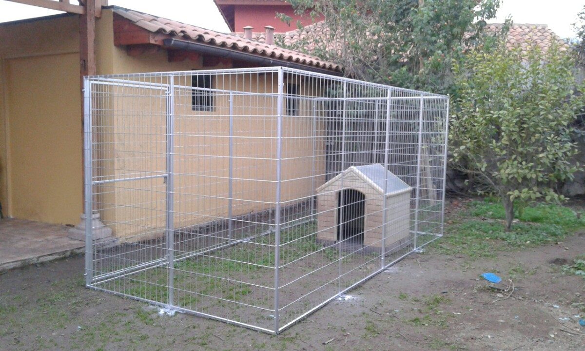 Canil Jaula Perros De Gran Tamaño - $ 320.000 en Mercado Libre Como Hacer Un Corral Para Perros Fácil