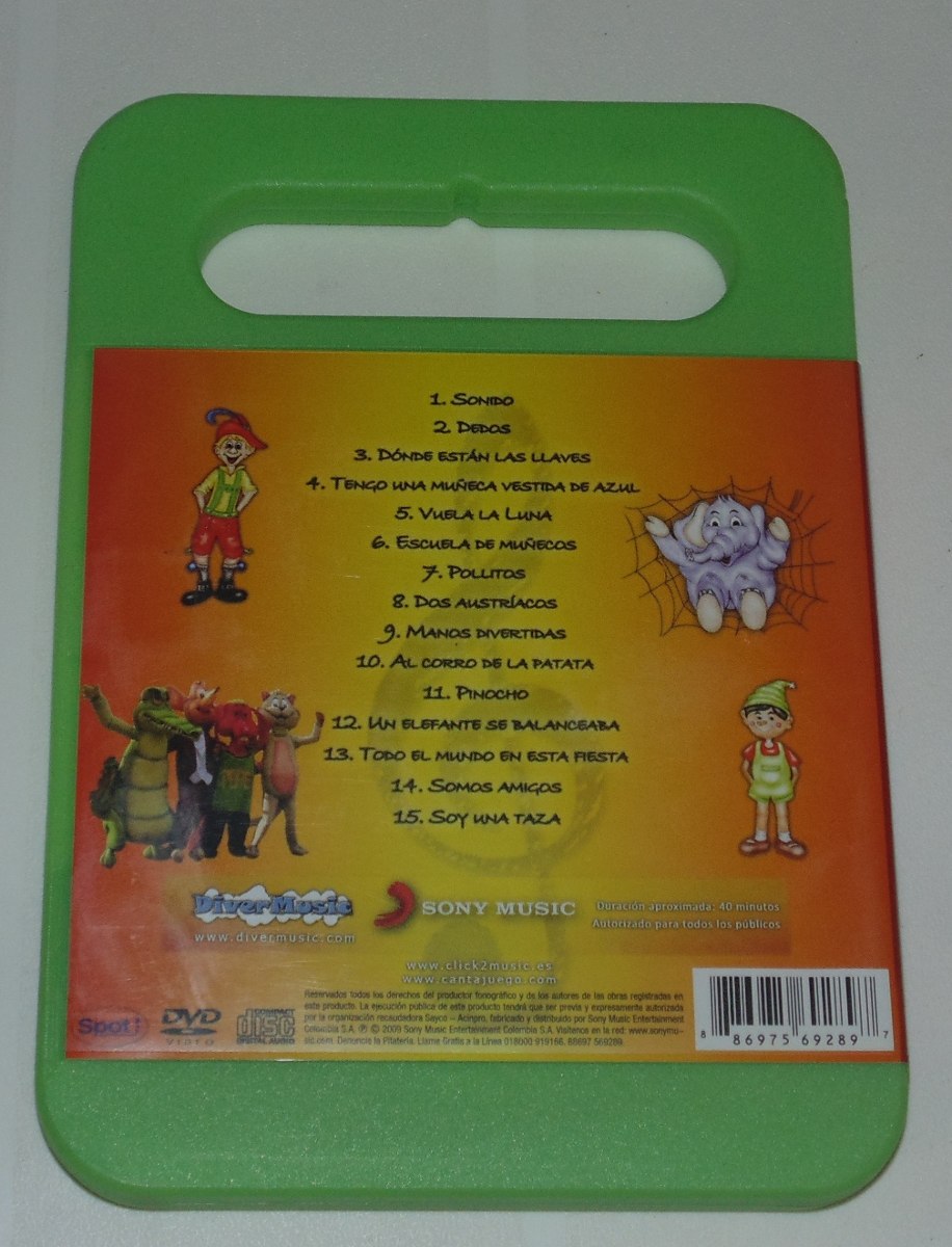 Cantajuego Vol 4 Dvd Cd Original Infantil 49 000 En Mercado Libre