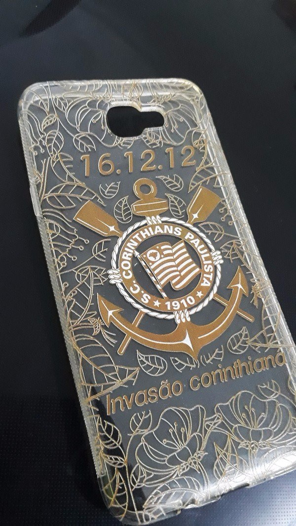 Capa Capinha J5 Prime Silicone Personalizada Corinthians 