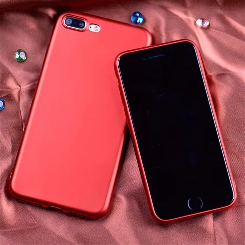 Capa Case Capinha Luxo Vermelho Red Celular iPhone 7 Tela4