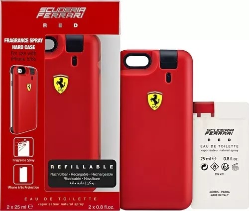 Capa Case Iphone 6s C Perfume Scuderia Ferrari Red 25ml R 150