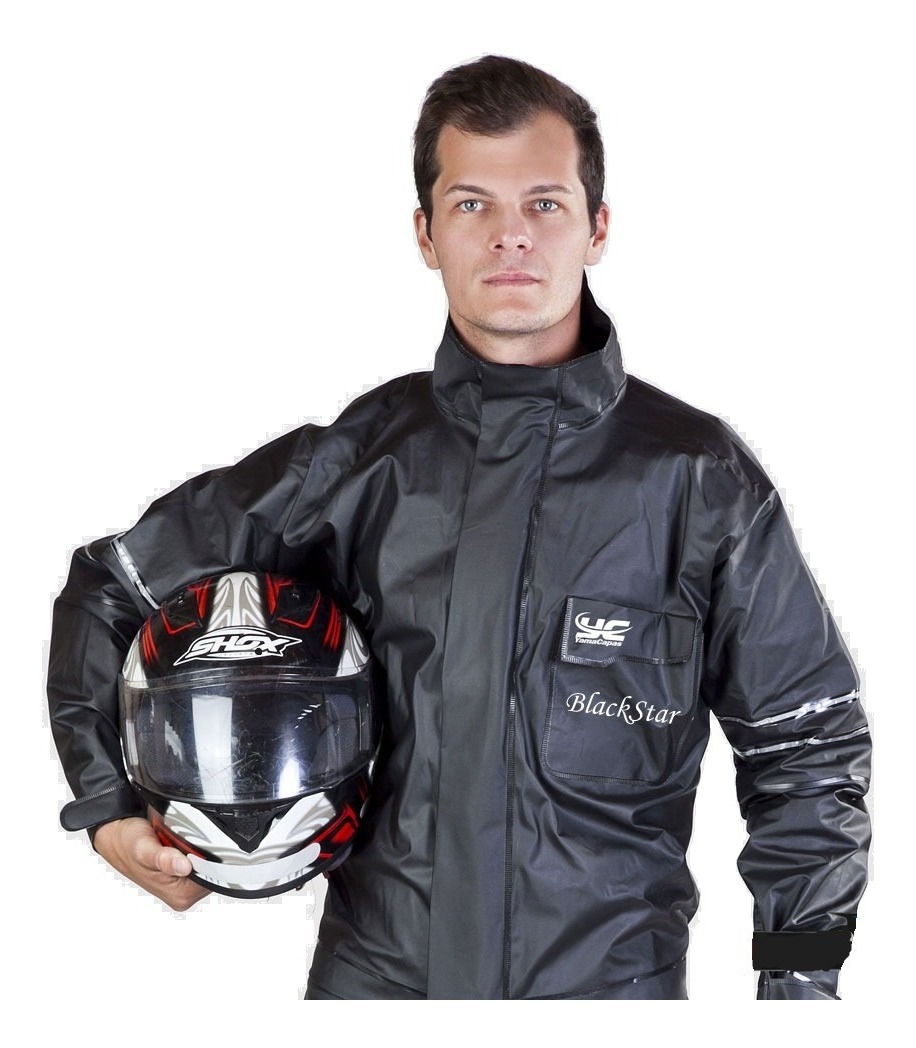 jaqueta de motoqueiro para chuva