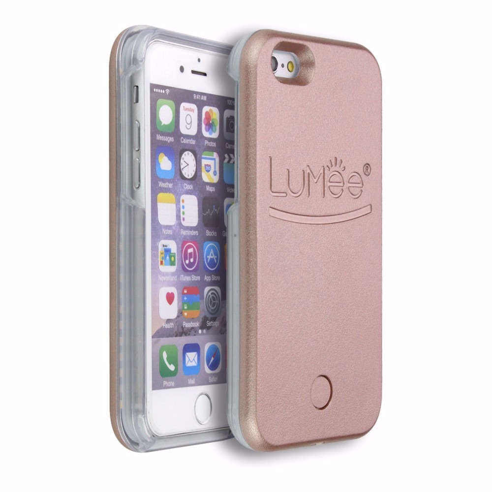 Capa Selfies Luz Led P Celular Iphone 5s 6s 6s Plus R 10573 Em