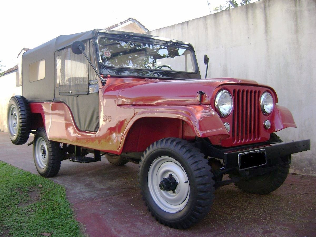 Capota Bernardão Jeep Willys Fixa Cj6 Preta 2 Portas