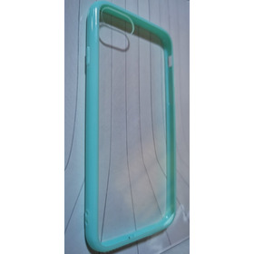 Carcasa iPhone 7/8/se2 Transparente Con Borde Color