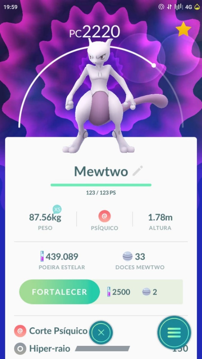 card recarga pokemon mewtwo