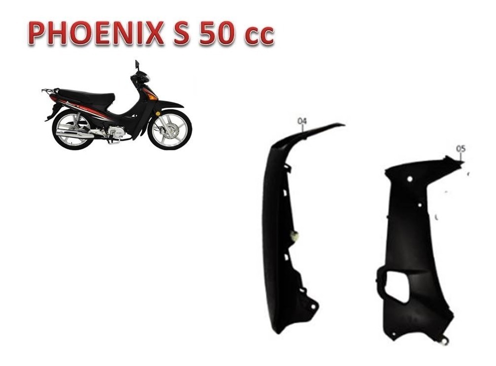 Carenagem Externa E Interna Preta Phoenix S Wuyang Shineray R Interna Preta Phoenix S Wuyang Shineray