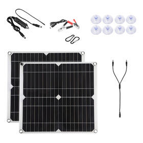 Cargador De Batería Del Kit Del Panel Solar De 300w Con El