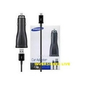 Cargador De Carro Samsung Galaxy 2 Amp S3 S4 + Cable Datos