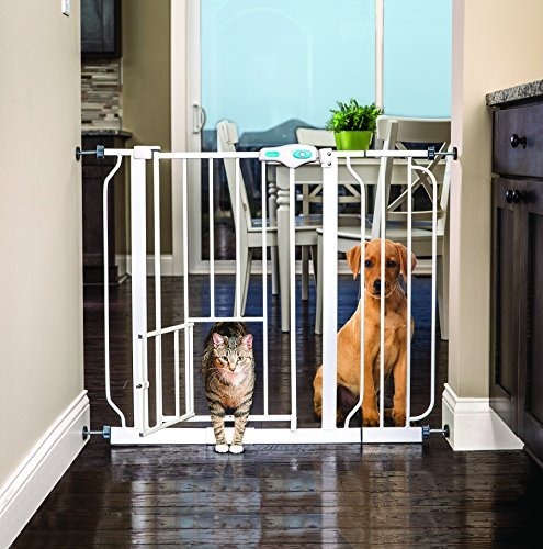 Carlson Extra Wide Pet Gate With Small Door Nuevo Carlson Extra Wide Pet Gate With Small Door Nuevo