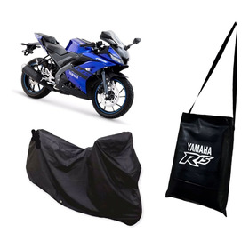 Carpa Impermeable, Pijama Para Motocicletas Yamaha R15 Negro