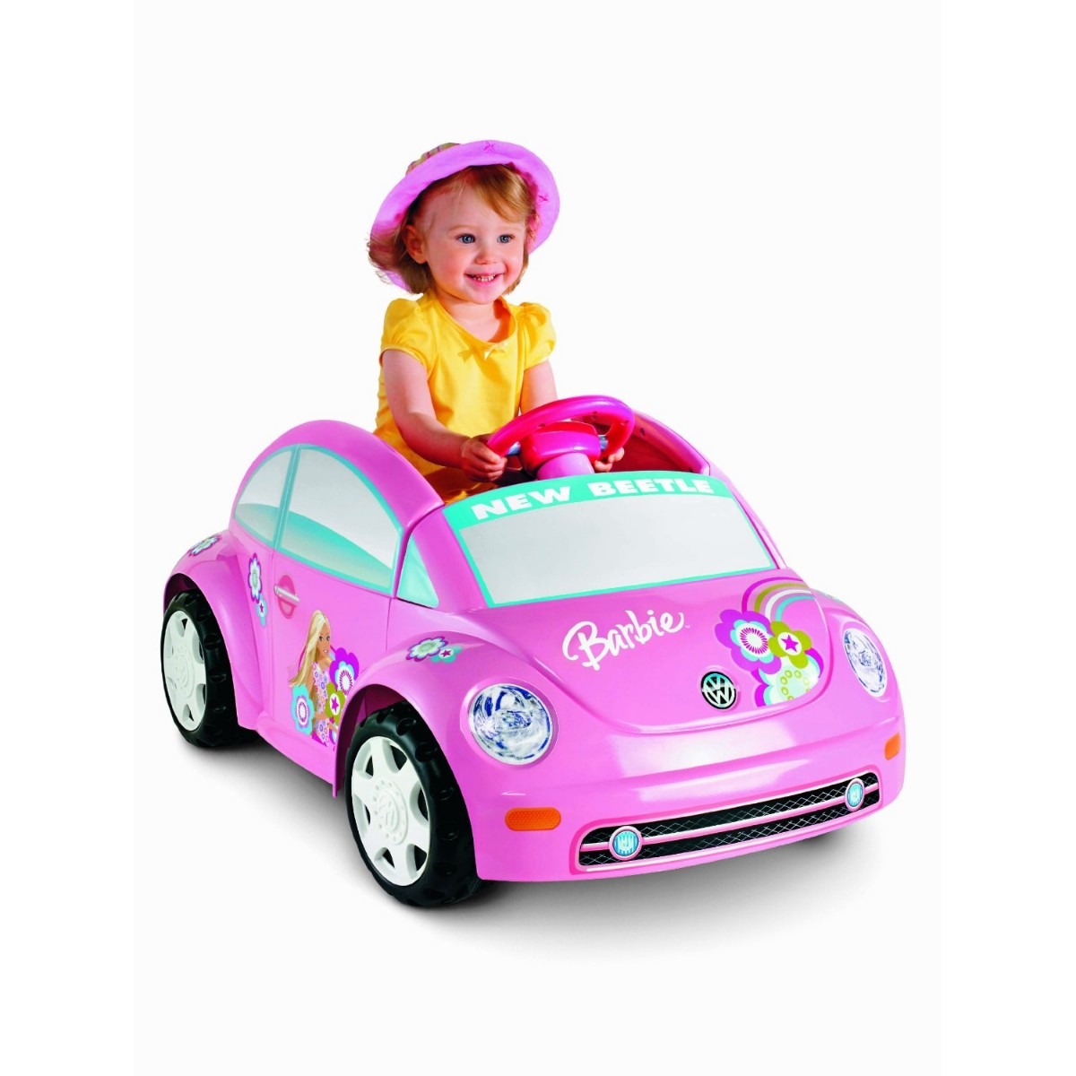 Carrito Montable Juguete Power Barbie Volkswagen Ninas Hm4