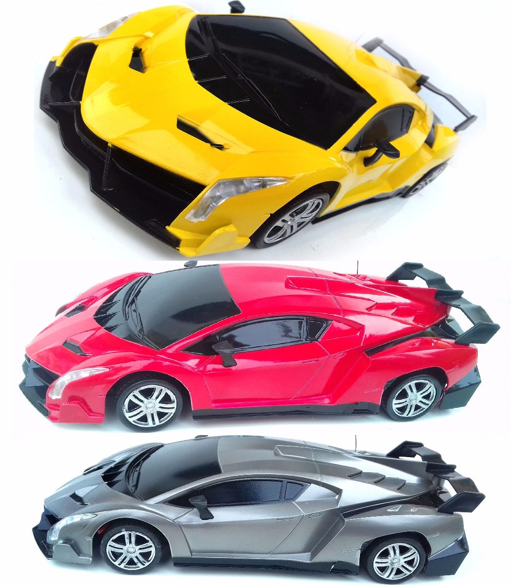 Carro Carrinho Controle Remoto Lamborghini Corrida 1:18 