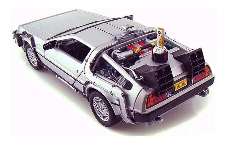 carro de volver al futuro juguete