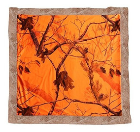 Carstens Real Tree AP Camo 3 piezas Juego de sábanas de cuna Naranja