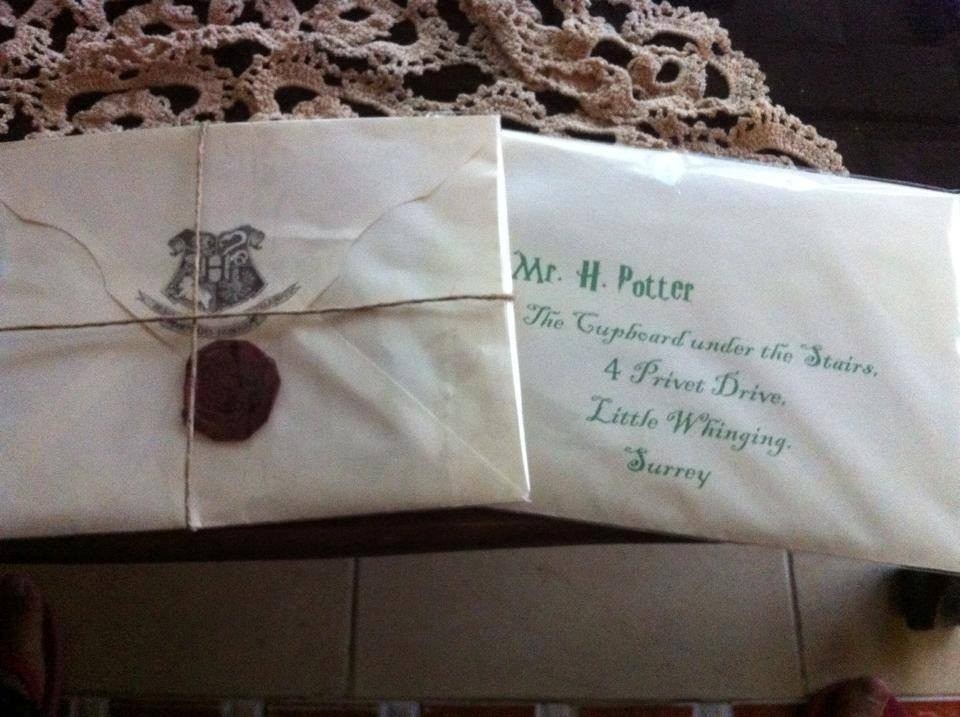 Carta Admisión Hogwarts - $ 190.00 en Mercado Libre