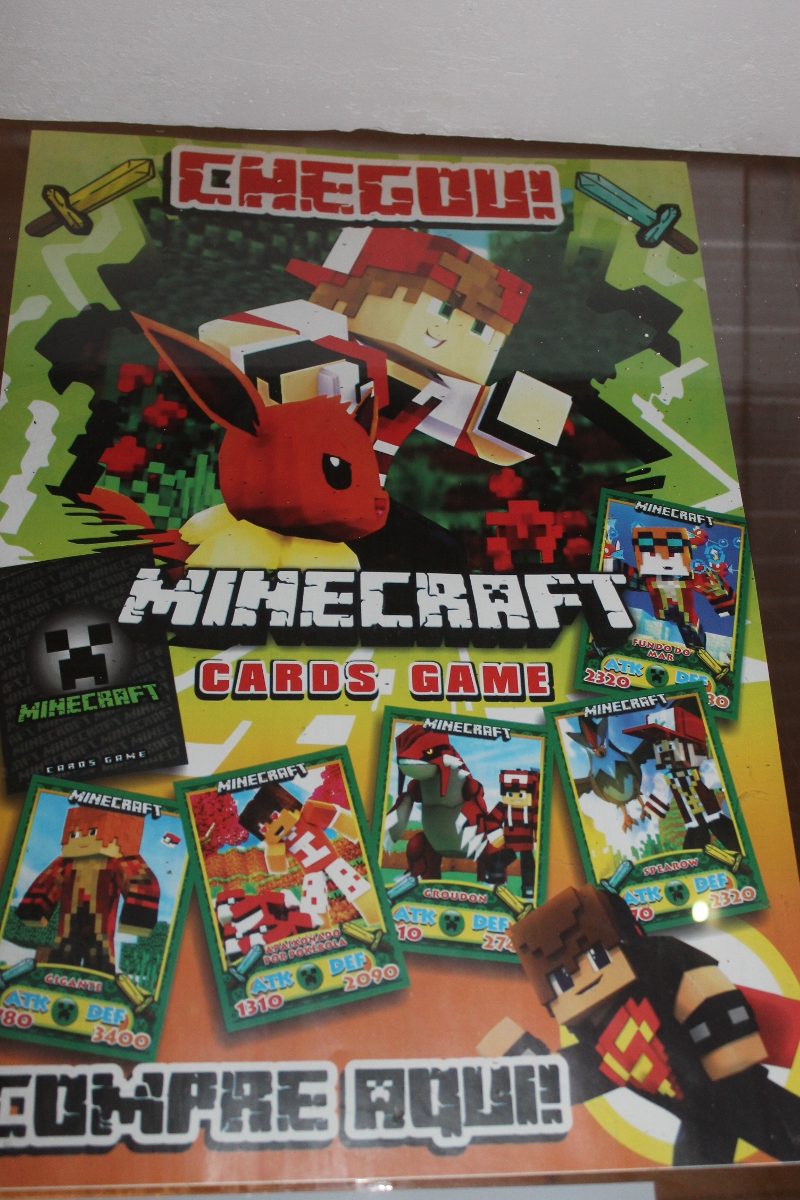 Carta Cards Minecraft Minis Kit 50 Unidade1 Tem 4 Unidade 