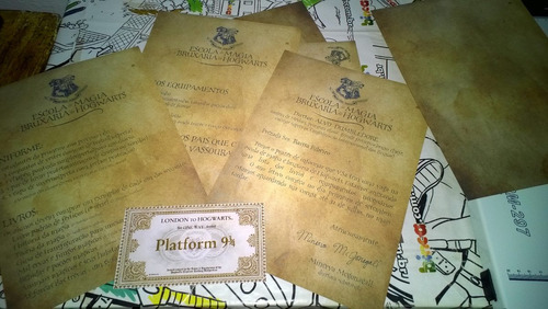 Carta De Hogwarts Personalizada - R$ 44,00 em Mercado Livre