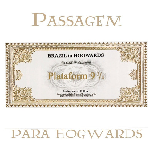 Carta De Hogwarts Personalizada Harry Potter - Frete Carta De Hogwarts Personalizada Harry Potter - Frete