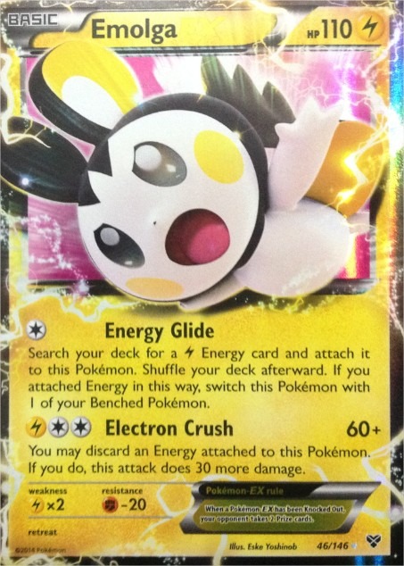 Carta Pokemon Emolga Ex X Y Inglês - R$ 15,00 em Mercado Livre