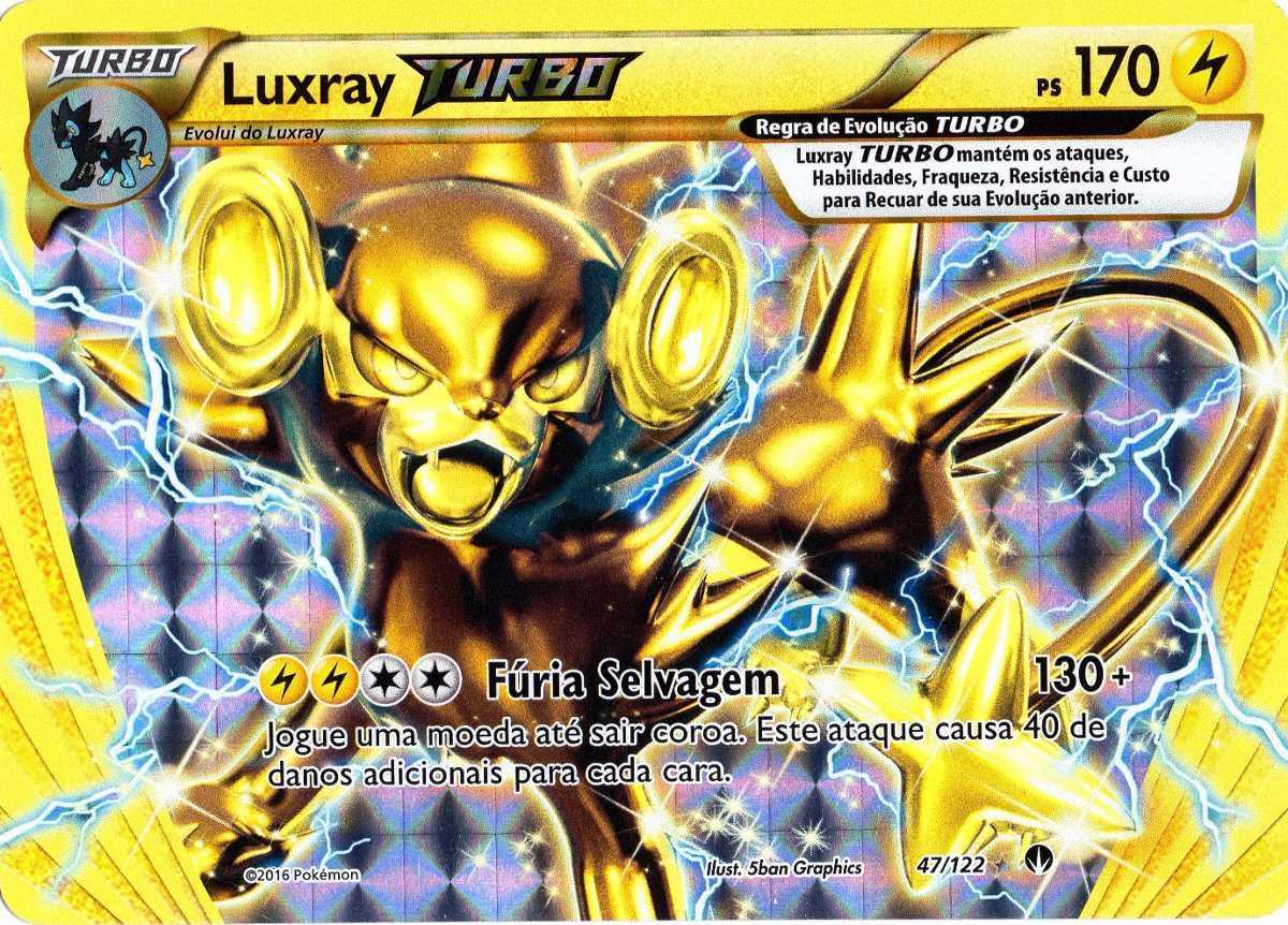 Carta Pokémon - Luxray Break / Luxray Turbo - Original Xy9 