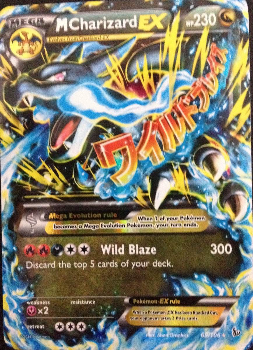 Carta Pokemon Mega Charizard Ex Xy Flashfire Inglês - R 