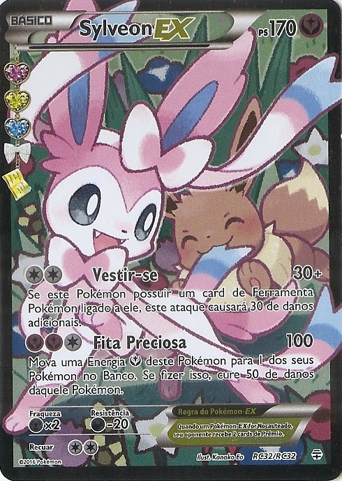 Carta Pokémon - Sylveon Ex - R$ 15,00 em Mercado Livre