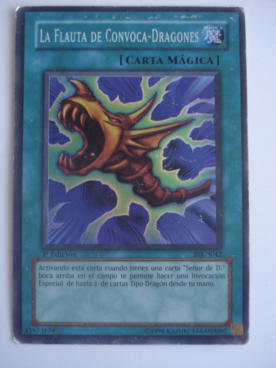 Carta Yu Gi Oh La Flauta De Convoca Dragones 2340 En Mercado Libre 