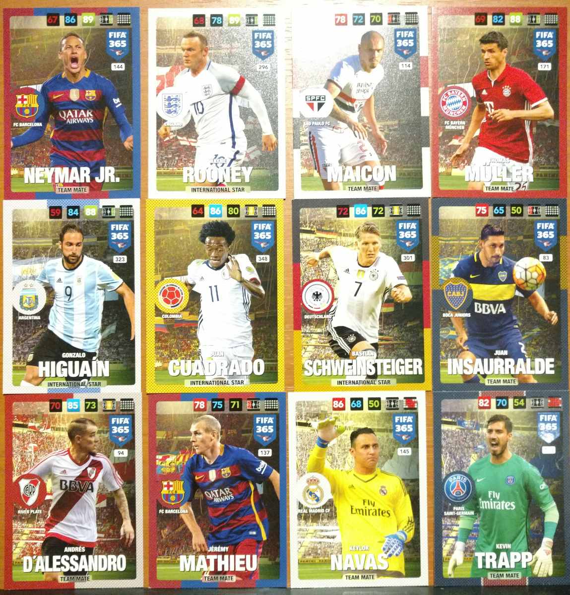 Cartas Adrenalyn Xl Fifa 365 - $ 3.000 en Mercado Libre