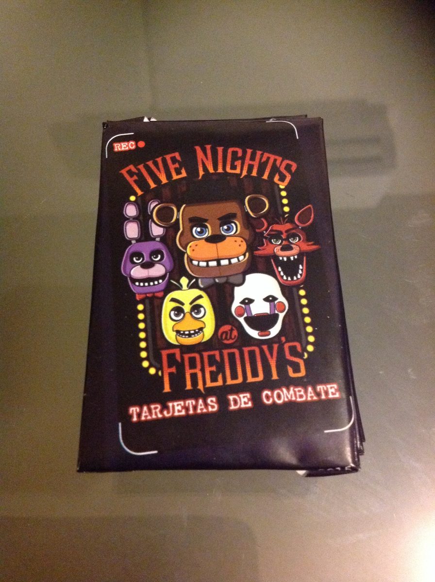 Cartas De Combate Five Nigths At Freddy's - 250 Cartas 