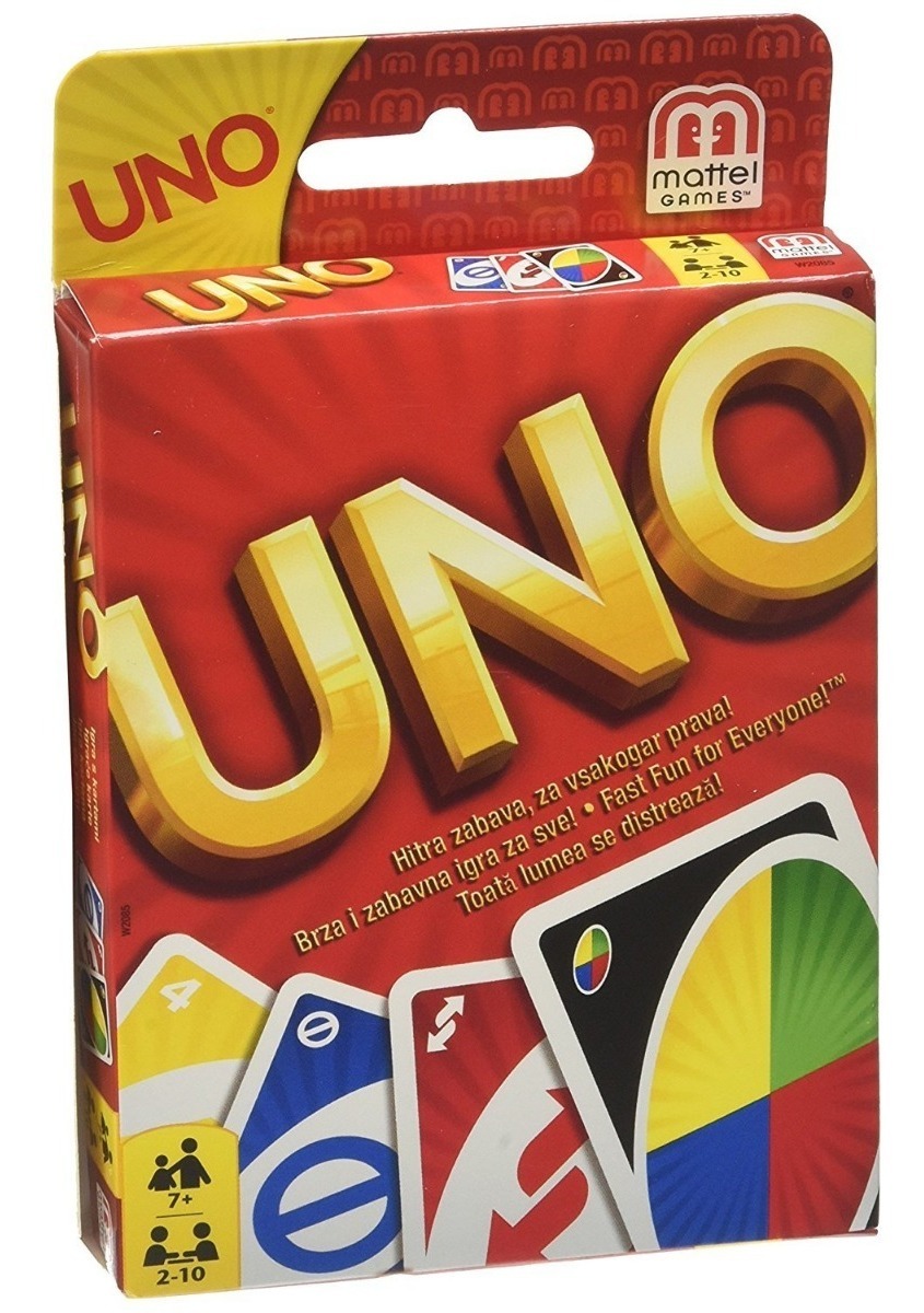 Cartas Juego Uno Original Mattel Juego De Mesa Clasico 13000 En