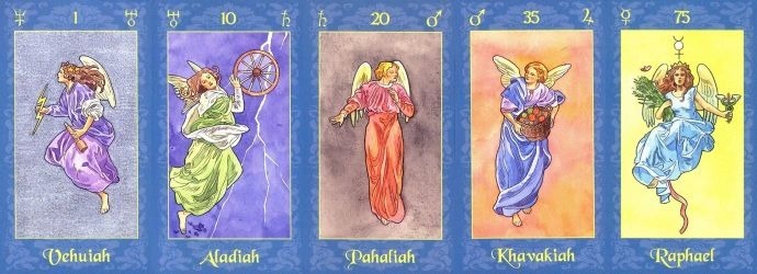 cartas mazo tarot voces de los Ángeles para imprimir bs 1 220