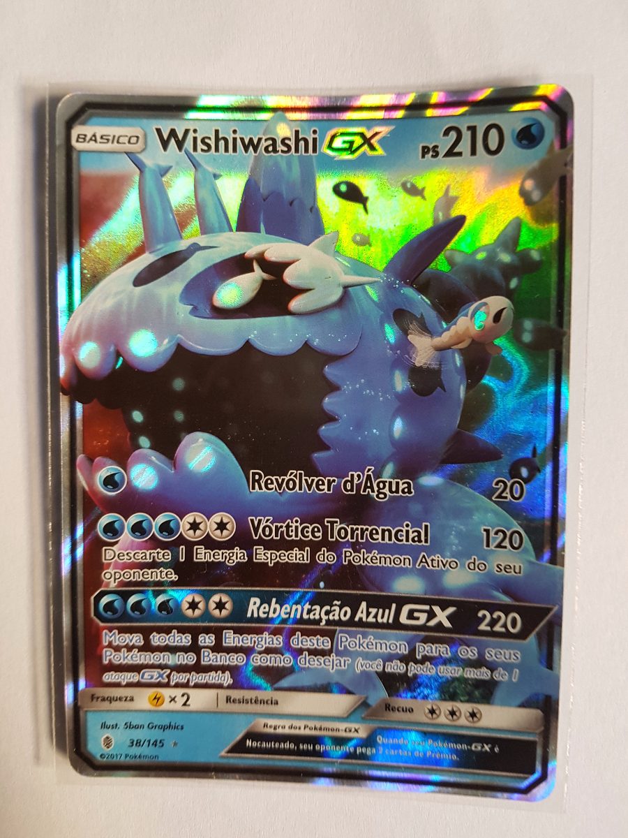 Cartas Pokémon Wishiwashi Gx - Em Português - R$ 35,00 em 