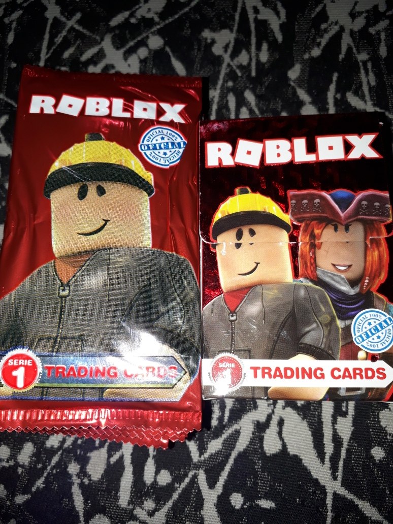 Cartas Roblox Originales Pack X 25 Sobres Mas Caja Gratis - roblox login x