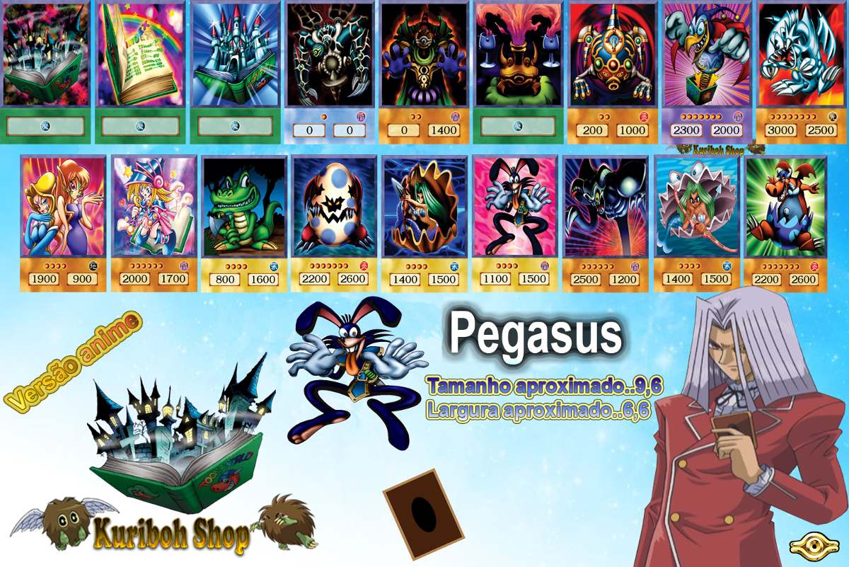 Cartas Yu-gi-oh 3 Decks Completos Kaiba Yugi Pegasus - R 