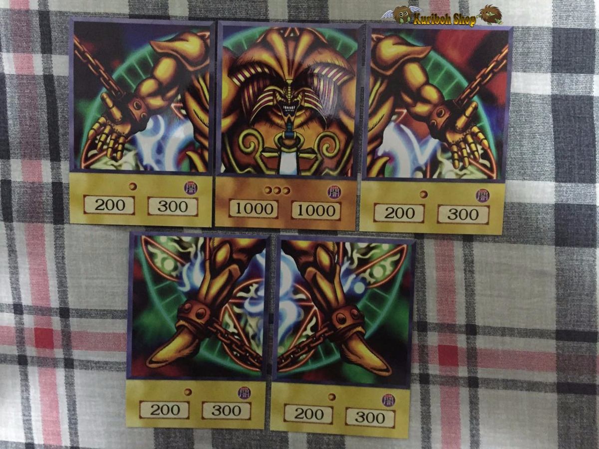 Cartas Yugioh Exodia Completo+ Deuses Egípcios - R$ 30,00 